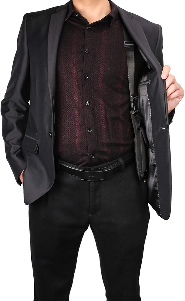 Anti-Theft Double Shoulder Underarm Bag - PU Leather Multi-Pocket Wallet Holster for Mobile Phones and Small Essentials